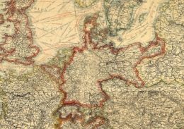 Gammelt kort over Europa